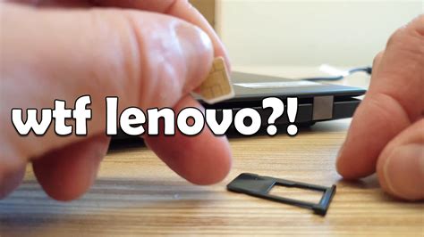 lenovo thinkpad sim card setup